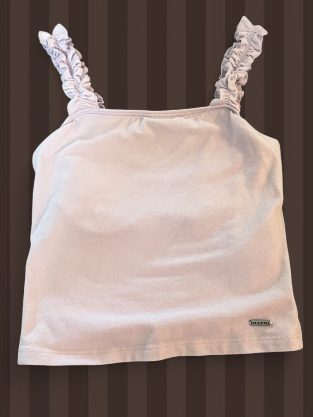 Hollister Light Purple Top with Metal Nameplate